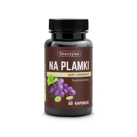 Skoczyla NA PLAMKI cynk, beta karoten, witamina E - 60 kapsułek